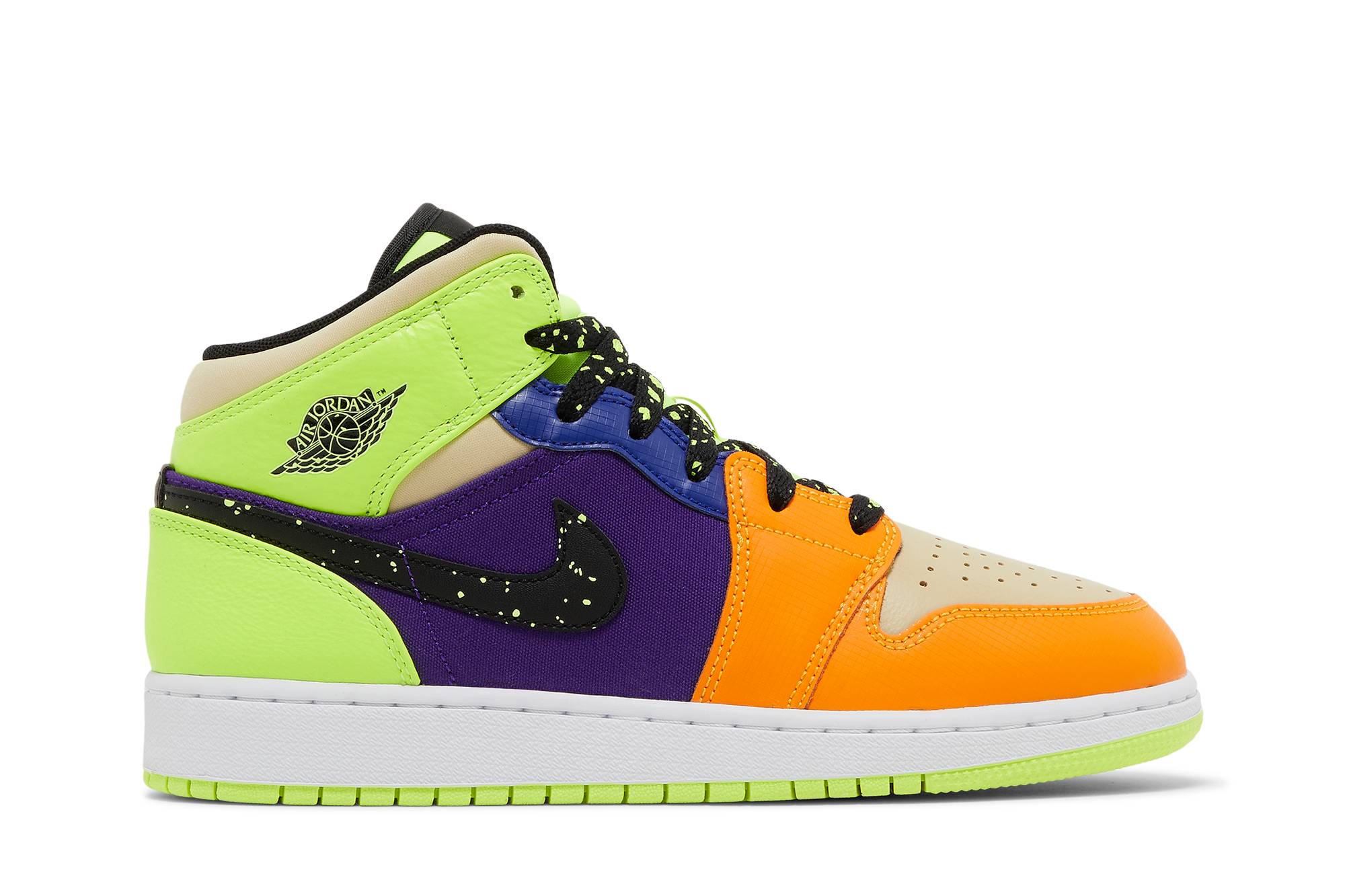 Buy (GS) 에어 조던 1 미드 SE '볼트 비비드 오렌지' FD8795-700