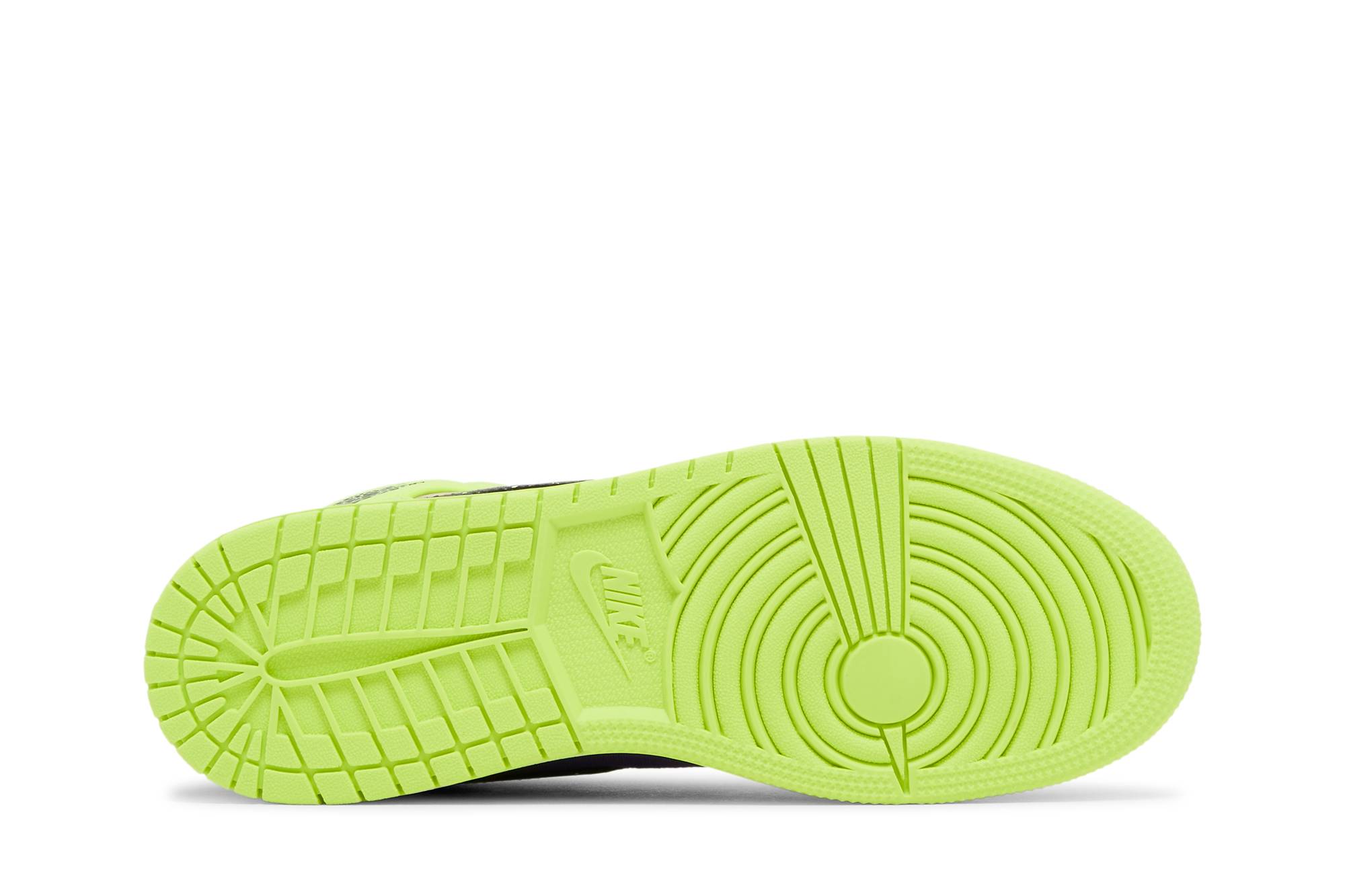 Shop (GS) 에어 조던 1 미드 SE '볼트 비비드 오렌지' FD8795-700