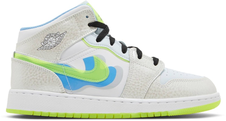 (Grade School) Air Jordan 1 Mid SE 'Warped Swoosh' DV1314-017 Buy (Grade School) Air Jordan 1 Mid SE 'Warped Swoosh' DV1314-017