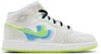 (Kanak-Kanak) Air Jordan 1 Mid SE 'Warped Swoosh' DV1314-017