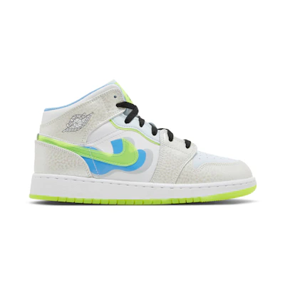 (GS) Jordan 1 Mid SE 'Warped Swoosh'