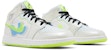 (Kanak-Kanak) Air Jordan 1 Mid SE 'Warped Swoosh' DV1314-017