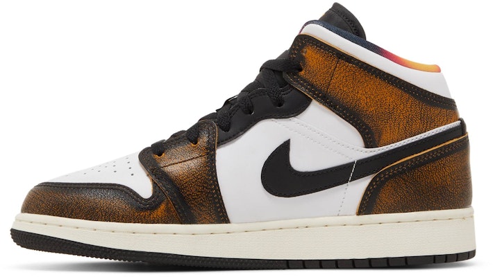 (大童款) Air Jordan 1 Mid SE '磨损感-出租车' DQ8418-071 Lookbook (大童款) Air Jordan 1 Mid SE '磨损感-出租车' DQ8418-071