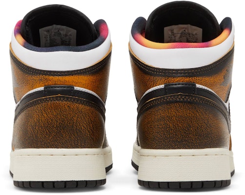 (大童款) Air Jordan 1 Mid SE '磨损感-出租车' DQ8418-071 Details for (大童款) Air Jordan 1 Mid SE '磨损感-出租车' DQ8418-071