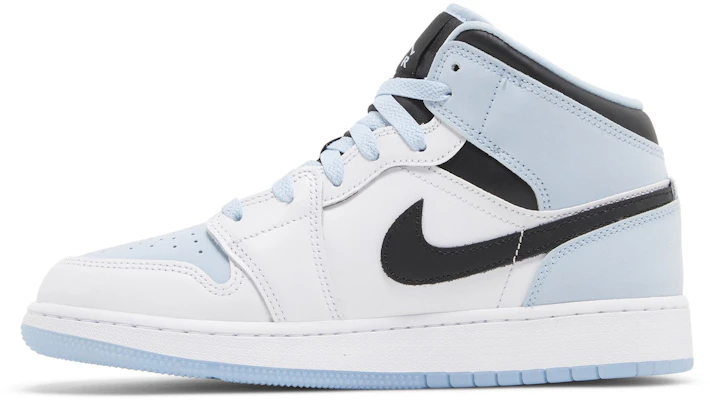 (Tingkat Sekolah) Air Jordan 1 Mid SE 'Putih Es Biru' DV1337-104 Shop (Tingkat Sekolah) Air Jordan 1 Mid SE 'Putih Es Biru' DV1337-104