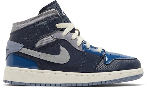(小童款) Air Jordan 1 中帮 SE Craft '内外 - 海军蓝' DX2193-400 Buy (小童款) Air Jordan 1 中帮 SE Craft '内外 - 海军蓝' DX2193-400