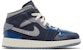 (Kanak-Kanak) Air Jordan 1 Mid SE Craft 'Inside Out - Obsidian' DX2193-400