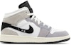 Buy (Akar Rendah) Air Jordan 1 Mid SE Craft 'Inside Out - Cement Grey' FD9091-002