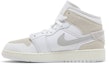 Lookbook (Akar Sekolah) Air Jordan 1 Mid SE Craft 'Inside Out - Putih Sail' FB9142-120