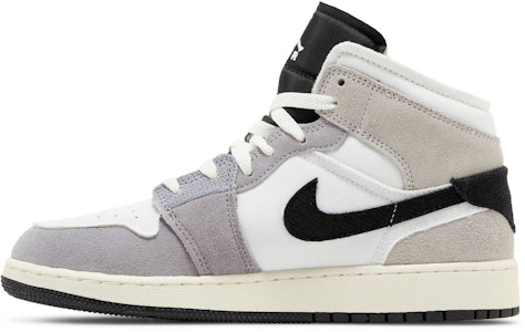(大童) Air Jordan 1 Mid SE Craft ‘Inside Out - Cement Grey’ FD9091-002 Lookbook (大童) Air Jordan 1 Mid SE Craft ‘Inside Out - Cement Grey’ FD9091-002