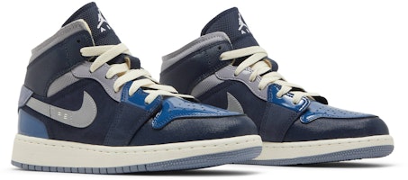 Air Jordan 1 Mid SE Craft 'Inside Out - Obsidian' (Grade School) Anak-anak DX2193-400 Cheap Air Jordan 1 Mid SE Craft 'Inside Out - Obsidian' (Grade School) Anak-anak DX2193-400