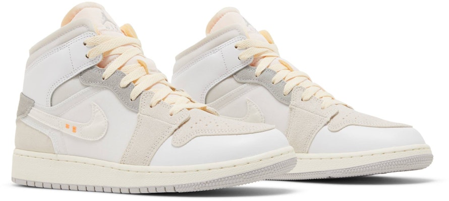 (大童) Air Jordan 1 Mid SE Craft '反转' DQ3726-100 Cheap (大童) Air Jordan 1 Mid SE Craft '反转' DQ3726-100