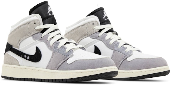 (大童) Air Jordan 1 Mid SE Craft ‘Inside Out - Cement Grey’ FD9091-002 Cheap (大童) Air Jordan 1 Mid SE Craft ‘Inside Out - Cement Grey’ FD9091-002
