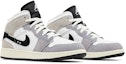 Cheap (Akar Rendah) Air Jordan 1 Mid SE Craft 'Inside Out - Cement Grey' FD9091-002
