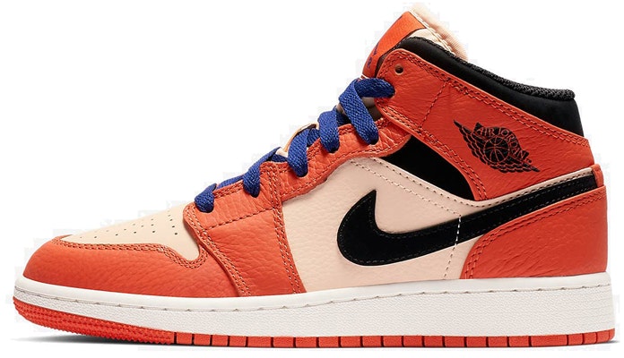 air-jordan-1-mid-team-orange-black-gs