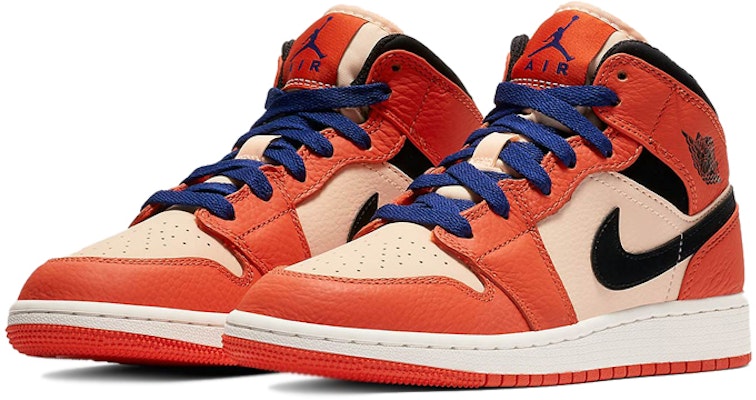 (Kanak-Kanak) Air Jordan 1 Mid Team Orange Hitam BQ6931-800 Lookbook (Kanak-Kanak) Air Jordan 1 Mid Team Orange Hitam BQ6931-800