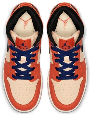 (Kanak-Kanak) Air Jordan 1 Mid Team Orange Hitam BQ6931-800 Shop (Kanak-Kanak) Air Jordan 1 Mid Team Orange Hitam BQ6931-800