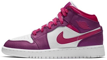 (Grade School) Air Jordan 1 Mid True Berry Rush Pink 555112-661 (Grade School) Air Jordan 1 Mid True Berry Rush Pink 555112-661
