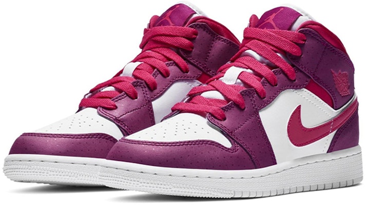 (小童款) Air Jordan 1 Mid 真莓粉红色 555112-661 Order (小童款) Air Jordan 1 Mid 真莓粉红色 555112-661
