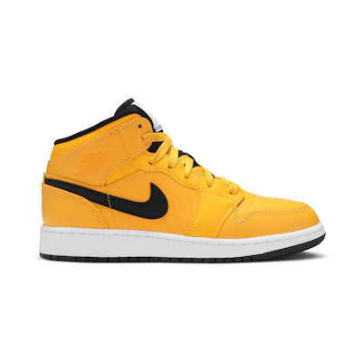 (GS) Jordan 1 Mid University Gold Black