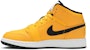 (Kanak-kanak) Air Jordan 1 Mid Emas Universiti Hitam 554725-700