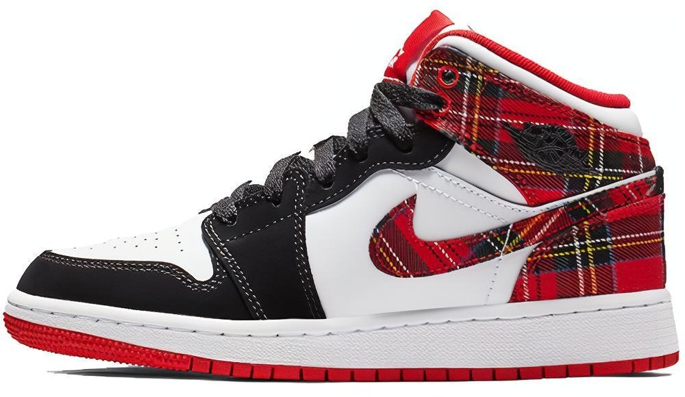 air-jordan-1-mid-white-plaid-gs