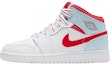Buy (Grade School) Air Jordan 1 Mid Putih Topaz Kabut 555112-104