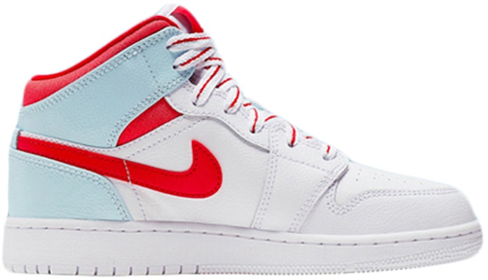 (Grade School) Air Jordan 1 Mid Putih Topaz Kabut 555112-104 Order (Grade School) Air Jordan 1 Mid Putih Topaz Kabut 555112-104