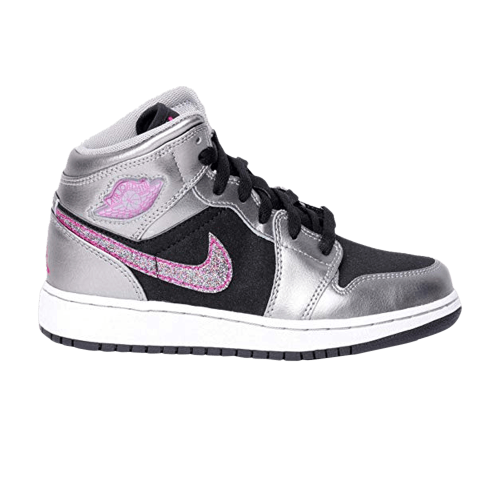 (Grade School) Air Jordan 1 Phat 'Silver Berry Black' 454659-013