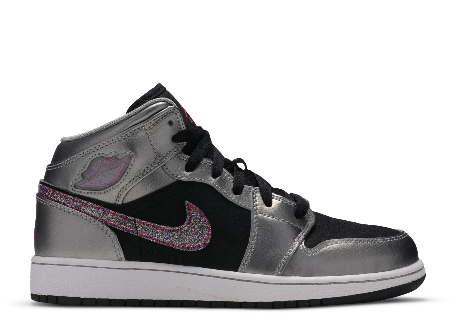 (Grade School) Air Jordan 1 Phat 'Silver Berry Black' 454659-013