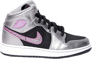 (Grade School) Air Jordan 1 Phat 'Silver Berry Black' 454659-013 (Grade School) Air Jordan 1 Phat 'Silver Berry Black' 454659-013