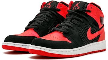 (Sekolah Rendah) Air Jordan 1 Phat 'Siren Red' 364781-017 Lookbook (Sekolah Rendah) Air Jordan 1 Phat 'Siren Red' 364781-017