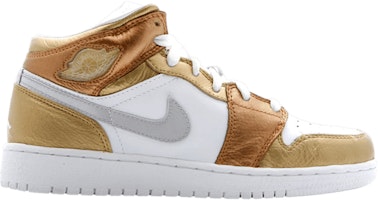 (Grade School) Air Jordan 1 Premium 'Metallic Gold' 322675-711 (Grade School) Air Jordan 1 Premium 'Metallic Gold' 322675-711