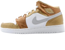 (Grade School) Air Jordan 1 Premium 'Metallic Gold' 322675-711 (Grade School) Air Jordan 1 Premium 'Metallic Gold' 322675-711