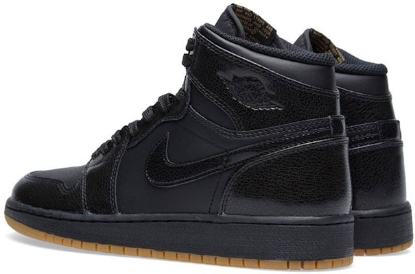 (Akanak) Air Jordan 1 Retro BG 'Hitam Gum' 575441-020 Order (Akanak) Air Jordan 1 Retro BG 'Hitam Gum' 575441-020