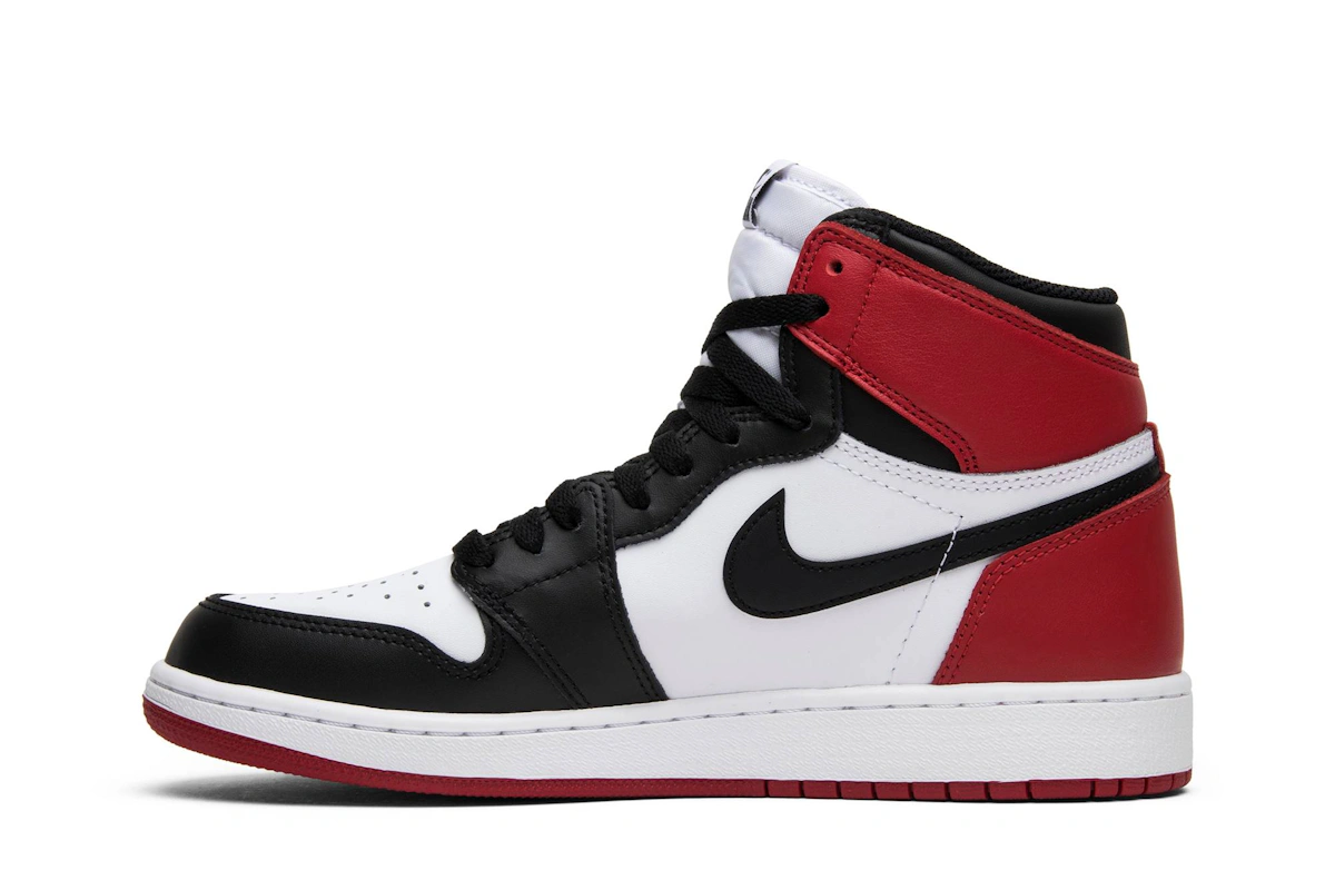 (Grade School) Air Jordan 1 Retro BG 'Black Toe' 2016 575441-125