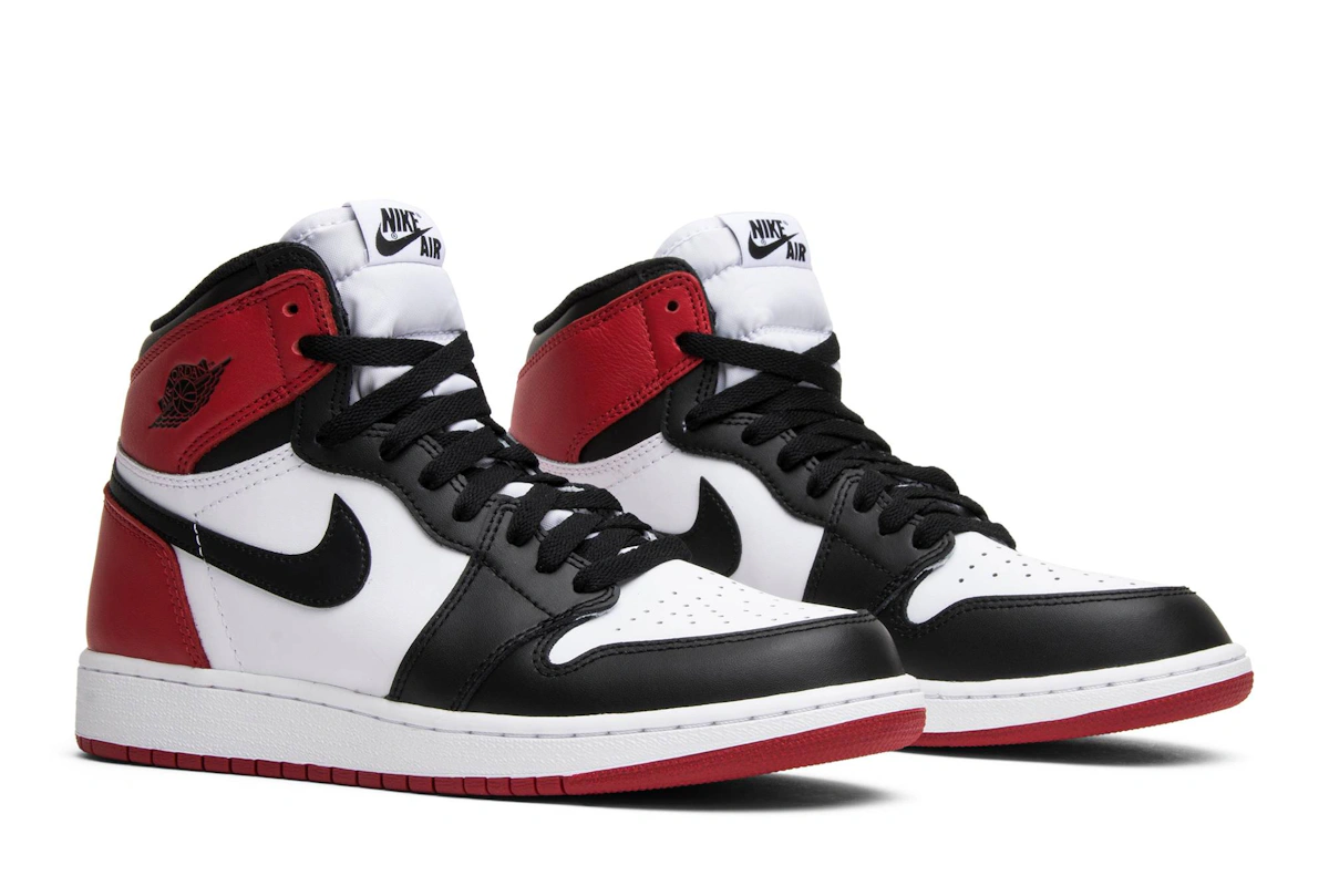(Grade School) Air Jordan 1 Retro BG 'Black Toe' 2016 575441-125