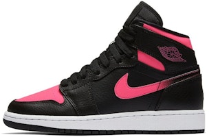 (Grade School) Air Jordan 1 Retro High 'Black Hyper Pink' 332148-019 (Grade School) Air Jordan 1 Retro High 'Black Hyper Pink' 332148-019