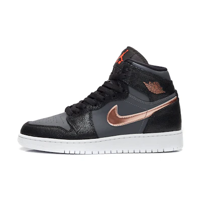 (GS) Jordan 1 Retro High 'Black Metallic Red Bronze'