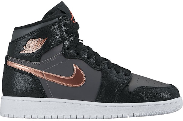 (Aire Juvenil) Air Jordan 1 Retro High 'Negro Metálico Rojo Bronce' 705300-006 Buy (Aire Juvenil) Air Jordan 1 Retro High 'Negro Metálico Rojo Bronce' 705300-006