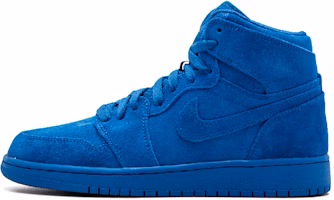 (Grade School) Air Jordan 1 Retro High 'Blue Suede' 705300-404 (Grade School) Air Jordan 1 Retro High 'Blue Suede' 705300-404