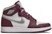 (Kanak-Kanak) Air Jordan 1 Retro High 'Bordeaux' 575441-611