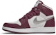 (Kanak-Kanak) Air Jordan 1 Retro High 'Bordeaux' 575441-611
