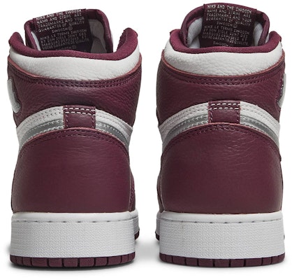 (Grade School) Air Jordan 1 Retro High 'Bordeaux' 575441-611 Details for (Grade School) Air Jordan 1 Retro High 'Bordeaux' 575441-611