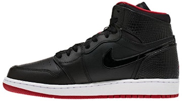 (Grade School) Air Jordan 1 Retro High 'Bred Snake' 705300-021 (Grade School) Air Jordan 1 Retro High 'Bred Snake' 705300-021