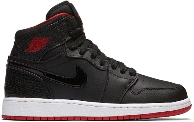 (Grade School) Air Jordan 1 Retro High 'Bred Snake' 705300-021 Order (Grade School) Air Jordan 1 Retro High 'Bred Snake' 705300-021
