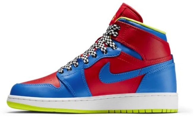 (大童款) Air Jordan 1 复古高帮 '竞速包' 705300-615 Buy (大童款) Air Jordan 1 复古高帮 '竞速包' 705300-615