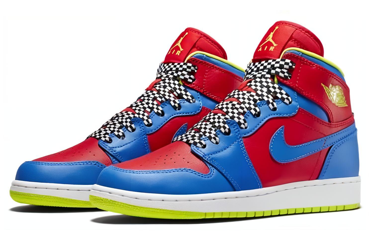Lookbook (초등학생) 에어 조던 1 레트로 하이 '레이싱 팩' 705300-615