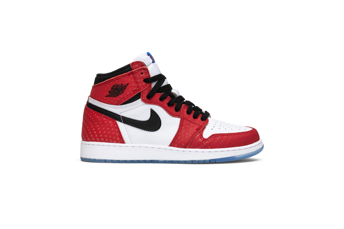 (Grade School) Air Jordan 1 Retro High 'Spider-Man Origin Story' 575441-602