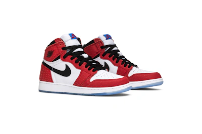 (Grade School) Air Jordan 1 Retro High 'Spider-Man Origin Story' 575441-602
